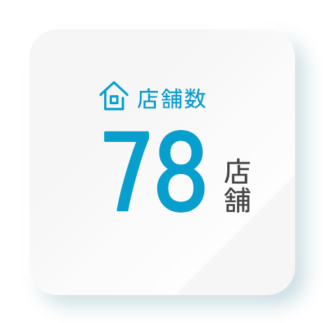店舗数：約60店舗